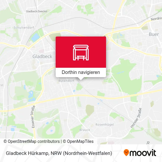 Gladbeck Hürkamp Karte