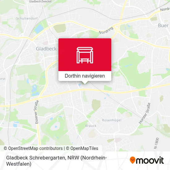 Gladbeck Schrebergarten Karte