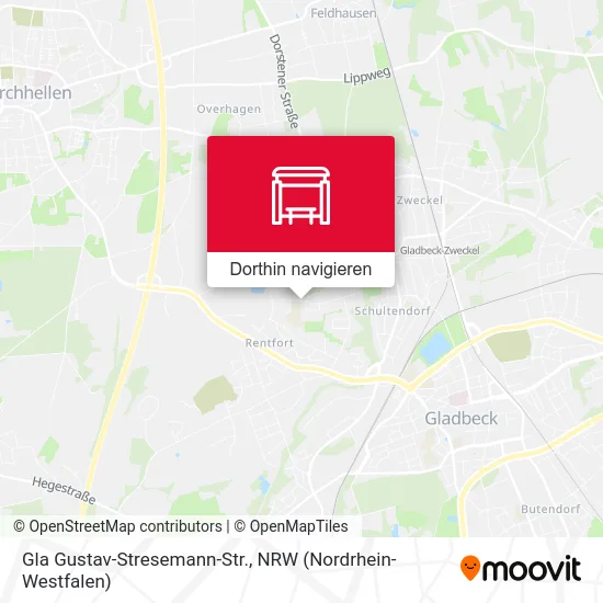 Gla Gustav-Stresemann-Str. Karte