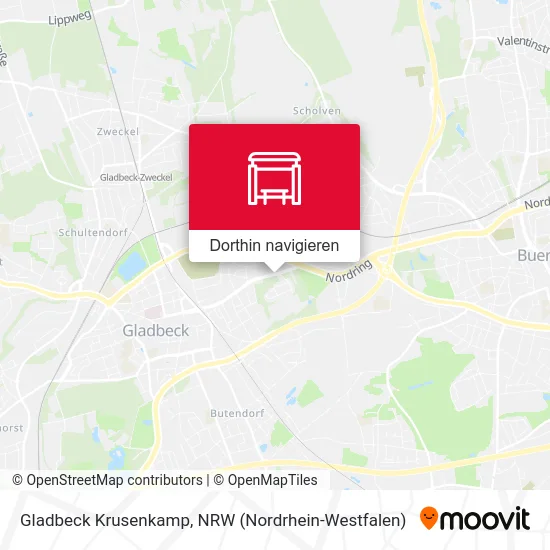 Gladbeck Krusenkamp Karte