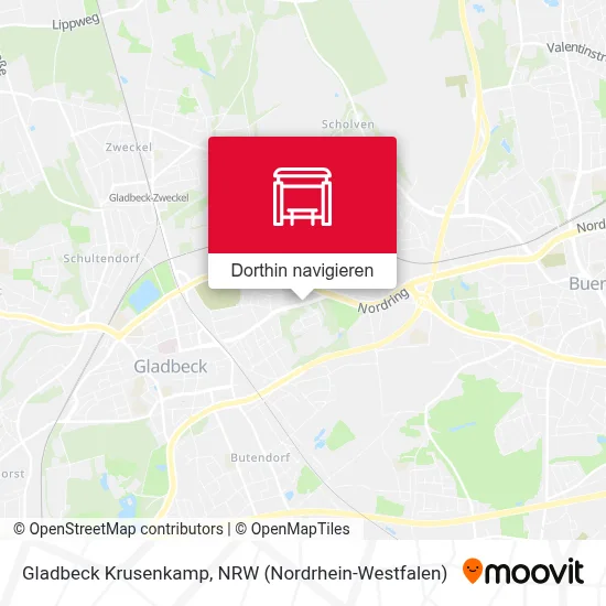 Gladbeck Krusenkamp Karte