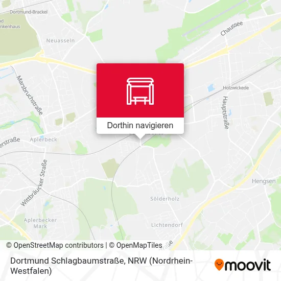 Dortmund Schlagbaumstraße Karte