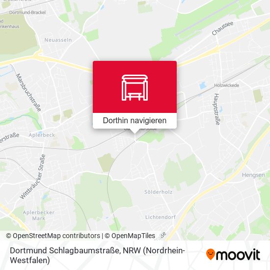 Dortmund Schlagbaumstraße Karte