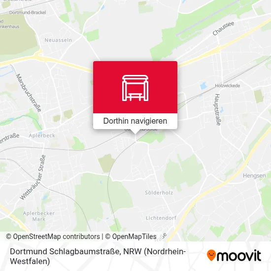 Dortmund Schlagbaumstraße Karte