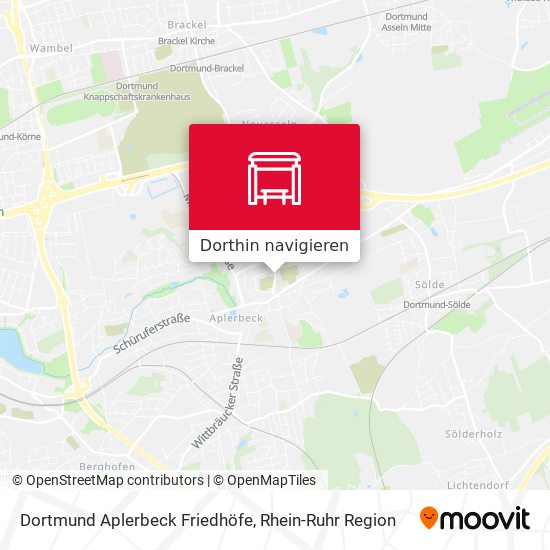 Dortmund Aplerbeck Friedhöfe Karte