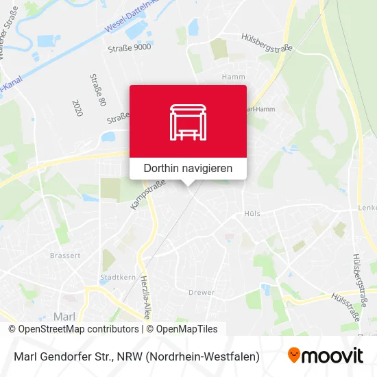 Marl Gendorfer Str. Karte