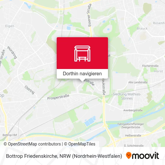 Bottrop Friedenskirche Karte