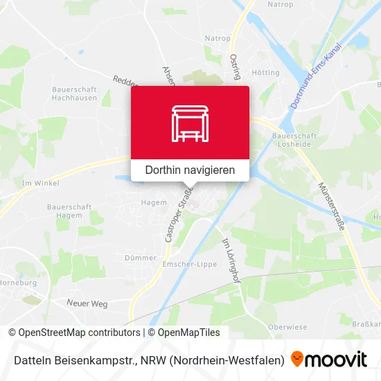 Datteln Beisenkampstr. Karte