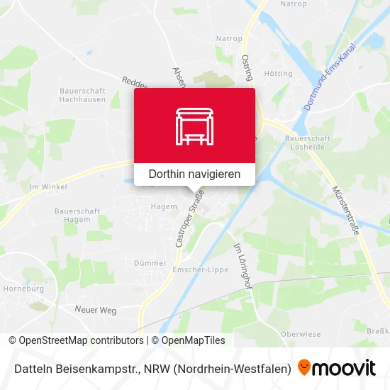 Datteln Beisenkampstr. Karte