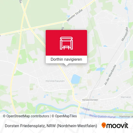 Dorsten Friedensplatz Karte