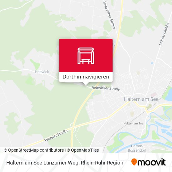 Haltern am See Lünzumer Weg Karte