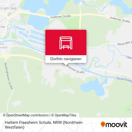 Haltern Flaesheim Schule Karte