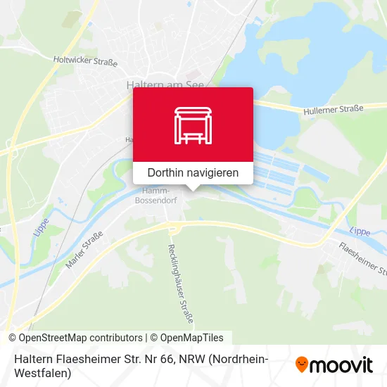 Haltern Flaesheimer Str. Nr 66 Karte