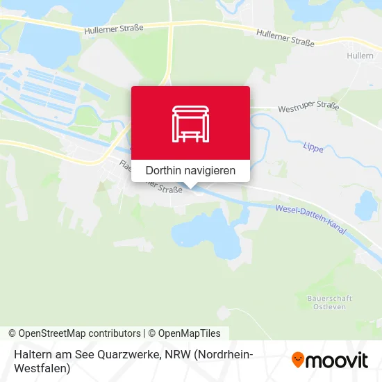 Haltern am See Quarzwerke Karte