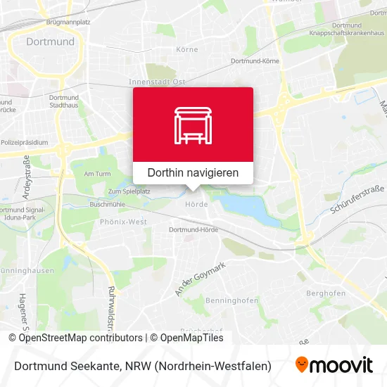 Dortmund Seekante Karte