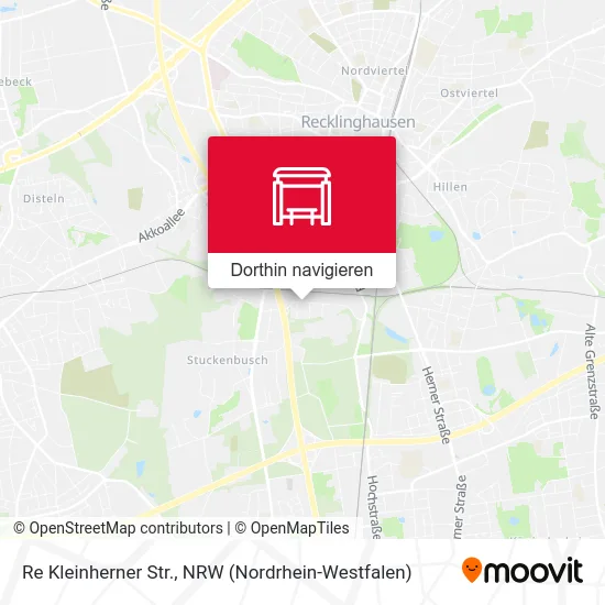 Re Kleinherner Str. Karte