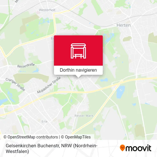 Gelsenkirchen Buchenstr Karte