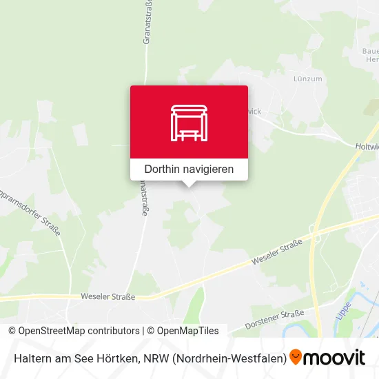 Haltern am See Hörtken Karte