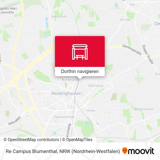 Re Campus Blumenthal Karte