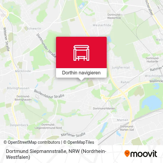 Dortmund Siepmannstraße Karte