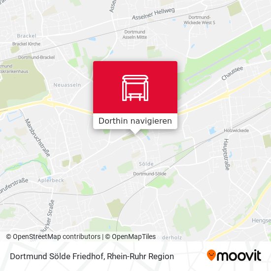 Dortmund Sölde Friedhof Karte