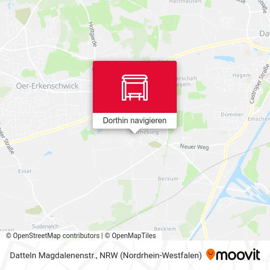 Datteln Magdalenenstr. Karte