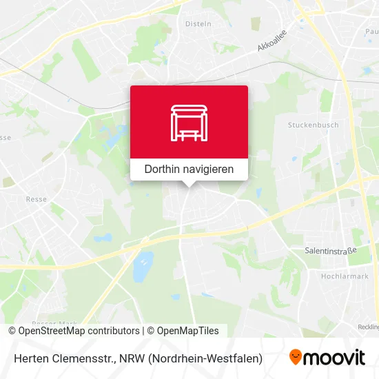 Herten Clemensstr. Karte