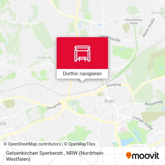 Gelsenkirchen Sperberstr. Karte