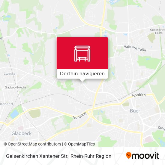 Gelsenkirchen Xantener Str. Karte
