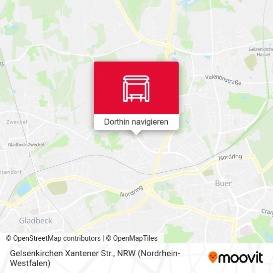 Gelsenkirchen Xantener Str. Karte