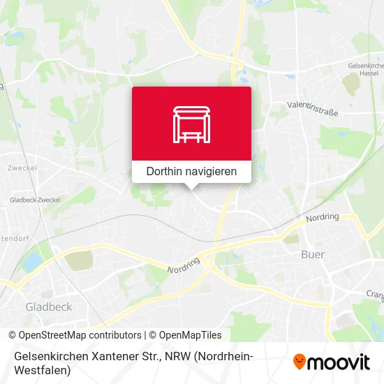 Gelsenkirchen Xantener Str. Karte