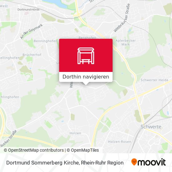 Dortmund Sommerberg Kirche Karte