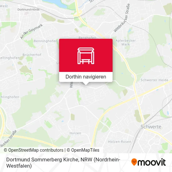 Dortmund Sommerberg Kirche Karte