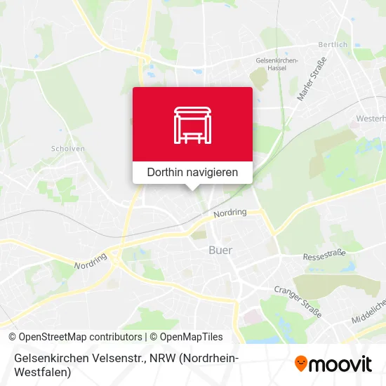 Gelsenkirchen Velsenstr. Karte