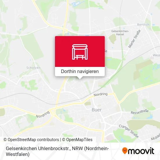 Gelsenkirchen Uhlenbrockstr. Karte