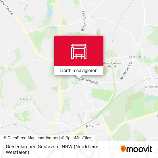 Gelsenkirchen Gustavstr. Karte