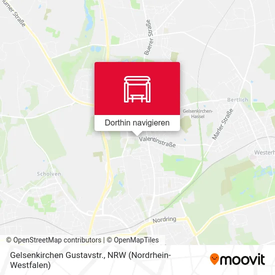 Gelsenkirchen Gustavstr. Karte