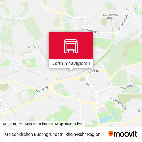 Gelsenkirchen Buschgrundstr. Karte