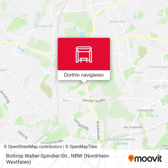 Bottrop Walter-Spindler-Str. Karte