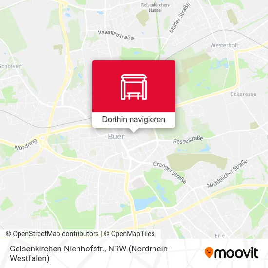 Gelsenkirchen Nienhofstr. Karte