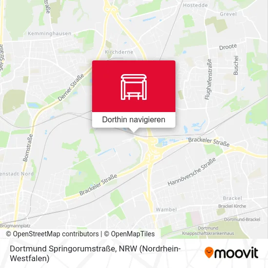 Dortmund Springorumstraße Karte