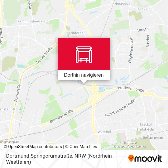 Dortmund Springorumstraße Karte