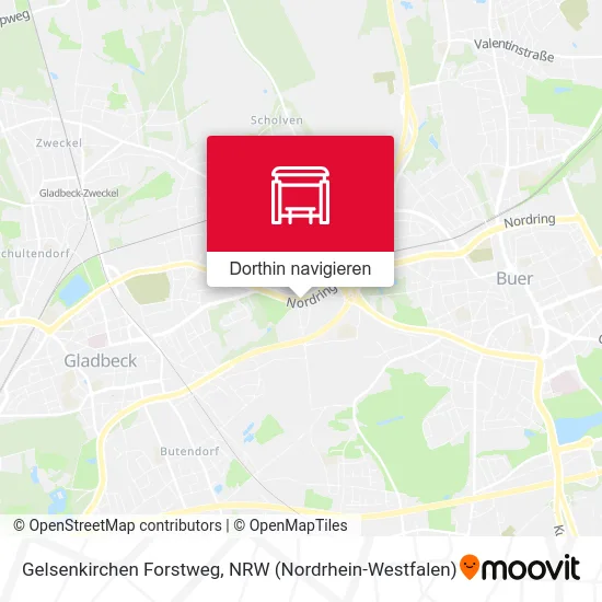 Gelsenkirchen Forstweg Karte