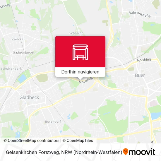Gelsenkirchen Forstweg Karte