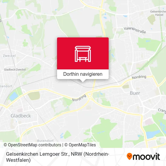Gelsenkirchen Lemgoer Str. Karte