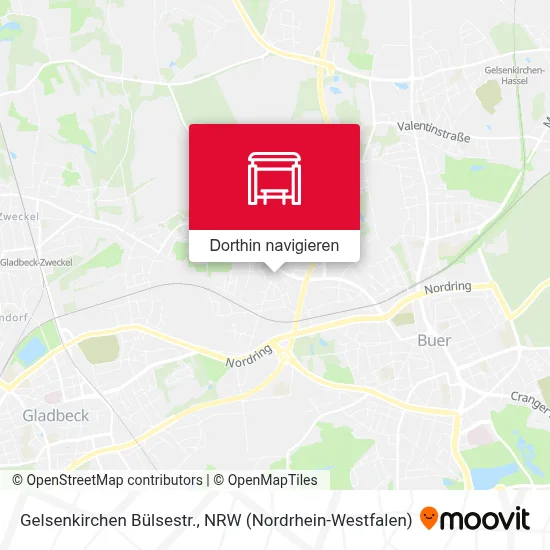 Gelsenkirchen Bülsestr. Karte