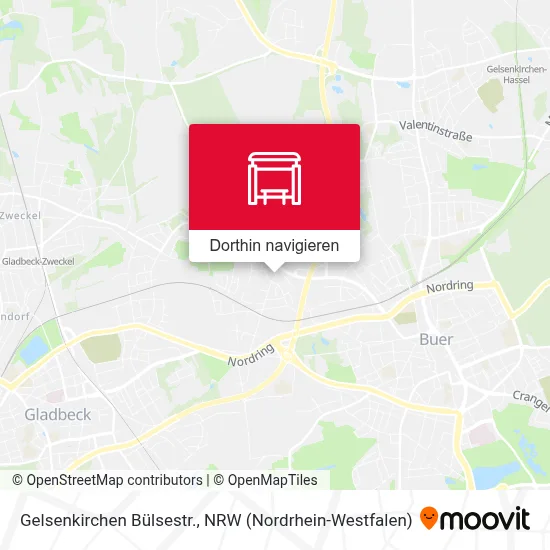 Gelsenkirchen Bülsestr. Karte