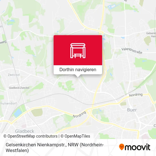 Gelsenkirchen Nienkampstr. Karte