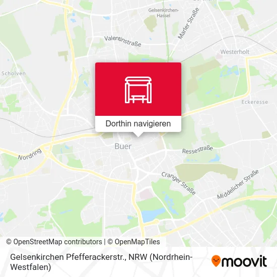 Gelsenkirchen Pfefferackerstr. Karte