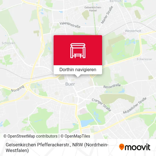 Gelsenkirchen Pfefferackerstr. Karte